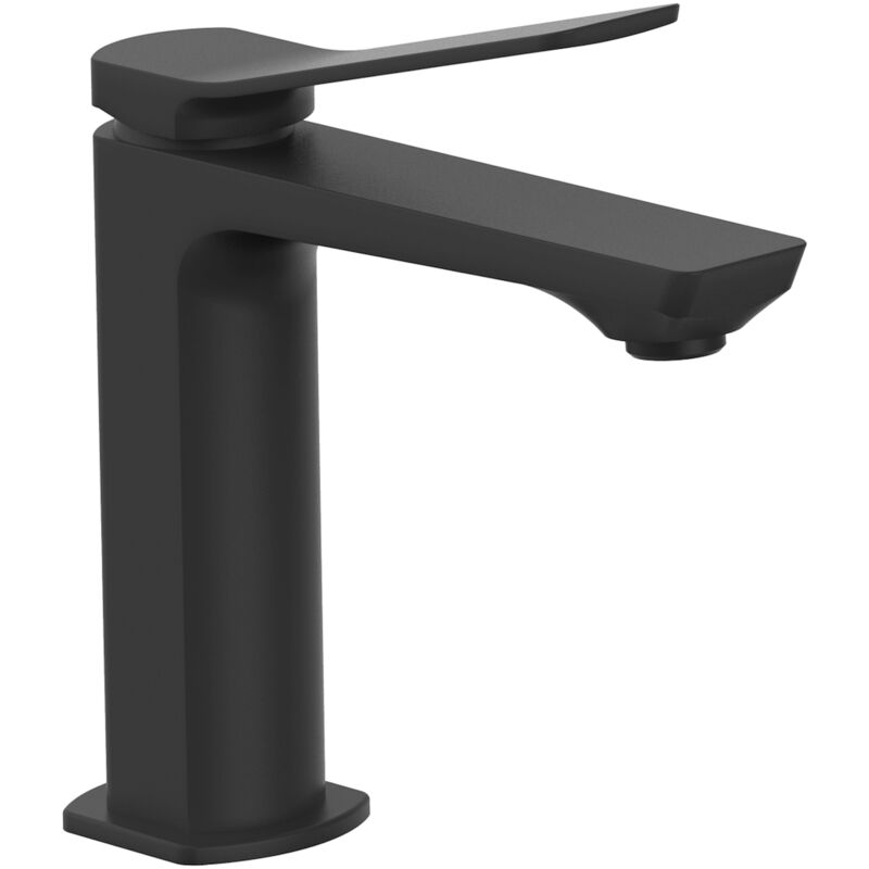 foto del prodotto paffoni tilt rubinetto miscelatore lavabo nero opaco senza scarico codice prod ti071no