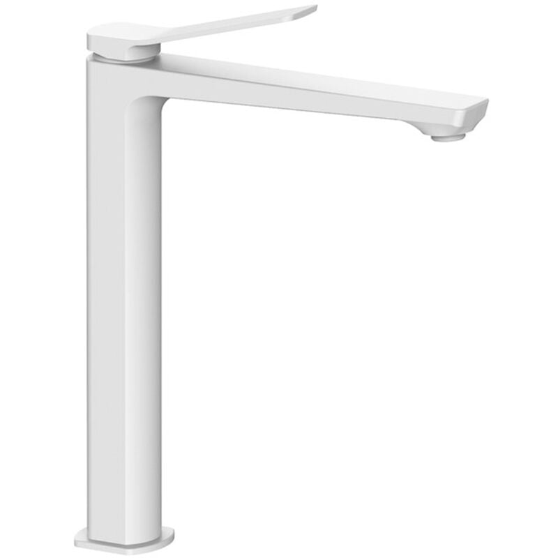 foto del prodotto paffoni tilt rubinetto miscelatore lavabo prolungato bianco opaco senza scarico codice prod ti081bo
