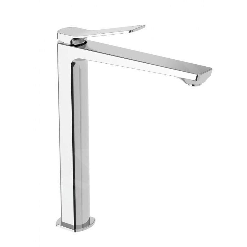 foto del prodotto paffoni - tilt rubinetto miscelatore lavabo prolungato cromato con scarico clic-clac 1 1/4g codice prod ti081kcr