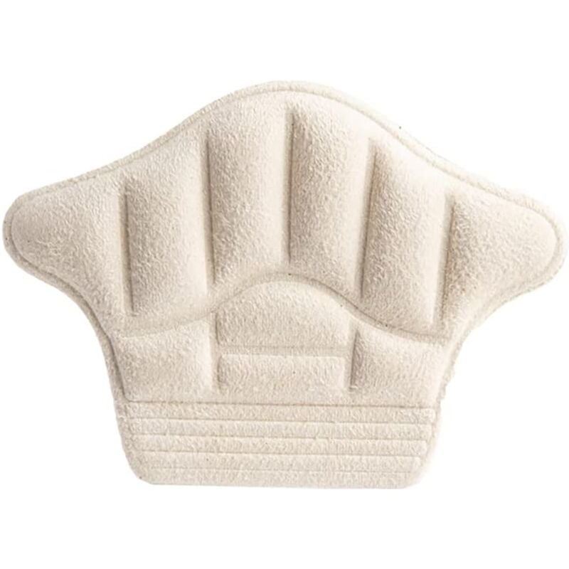 foto del prodotto paia di cuscinetti morbidi per tacchi per scarpe, protezioni autoadesive per tacchi alti, cuscinetti di rivestimento per tacchi alti, beige 10 7,3
