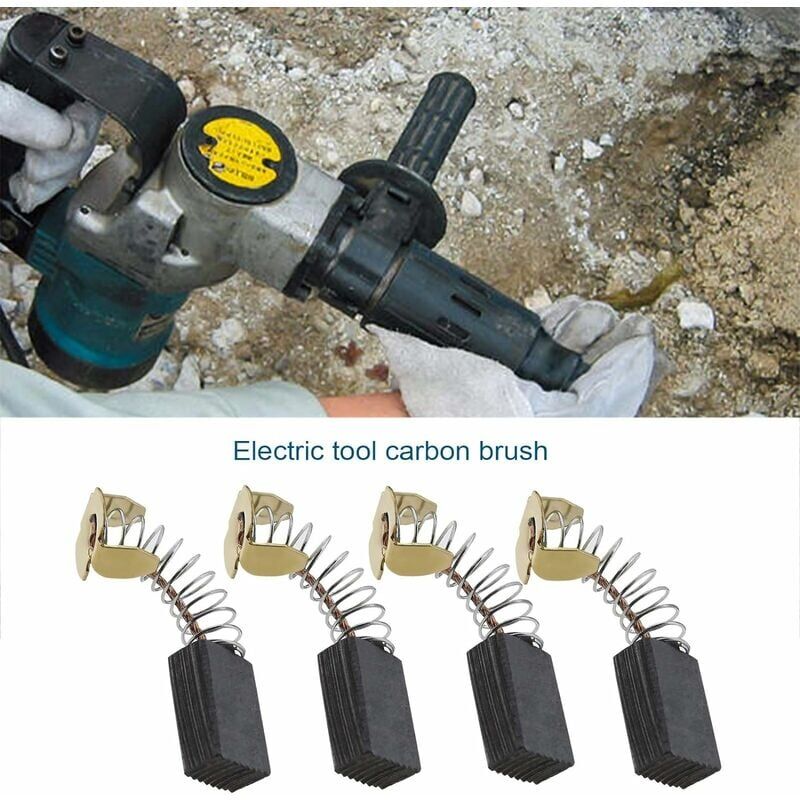 foto del prodotto paia di spazzole di carbone per motore cb103 compatibili per elettrico hm0810 181030