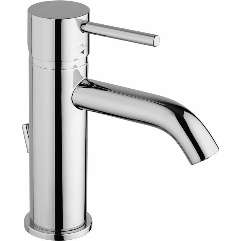 foto del prodotto paini france miscelatore lavabo cox open con scarico in ottone cromo di paini