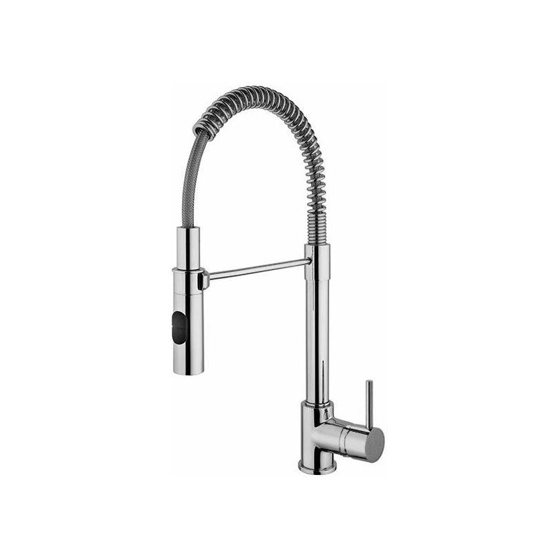 foto del prodotto paini france miscelatore lavello cucina con asta magnetica orientabile paini cox 78cr555 cromo