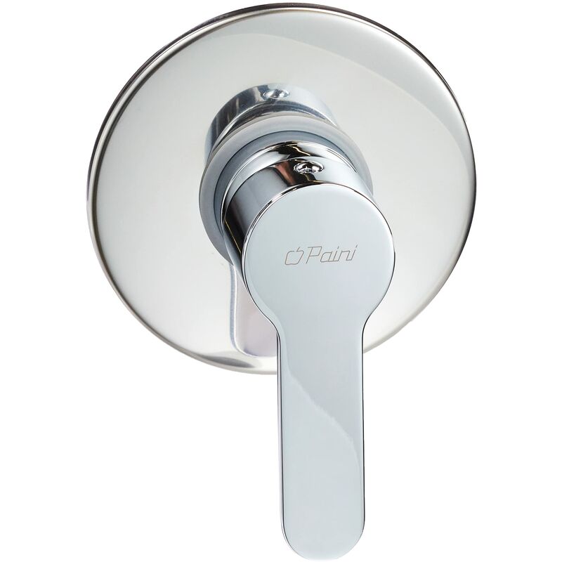 foto del prodotto paini france - paini - giada 690 rubinetto miscelatore monocomando per doccia da incasso, bagno, cromato, design moderno, interamente prodotto e lavorato in italia