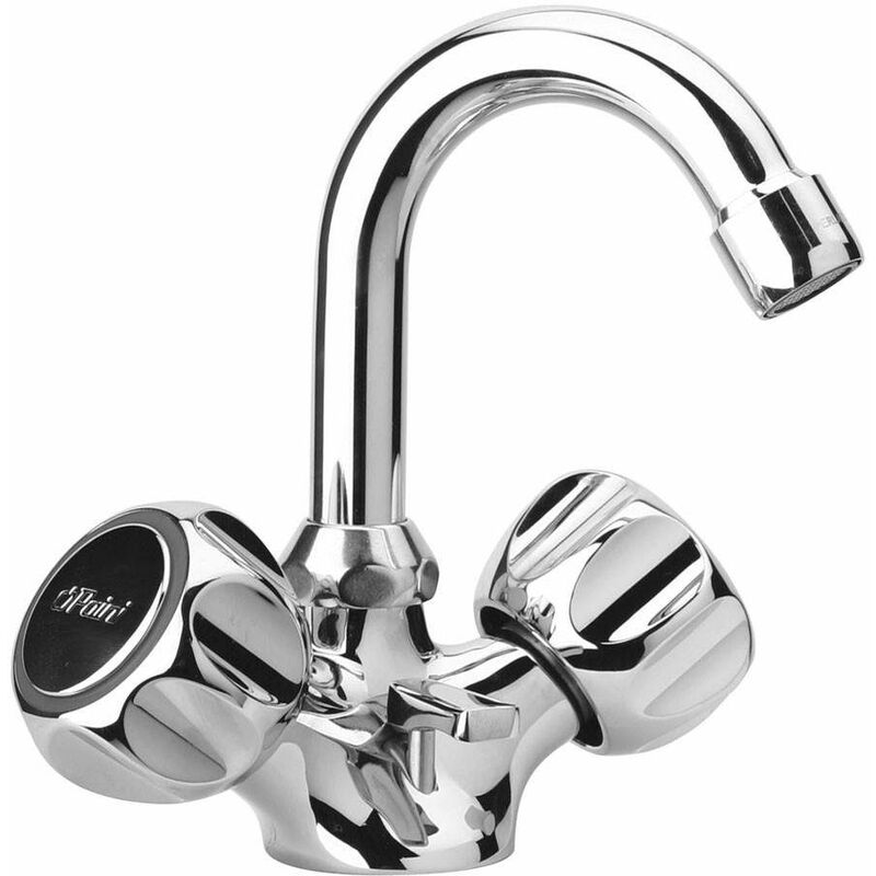 foto del prodotto paini france rubinetto per bidet con bocca tubo curva ed orientabile paini arno 37cr251 cromo piletta con salterello 1 1 4