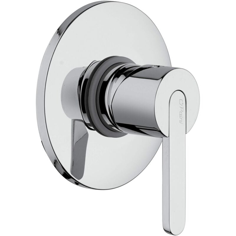 foto del prodotto paini gaia 690 rubinetto miscelatore bagno monocomando per doccia da incasso, finiture cromate e brillanti, design accattivante, interamente