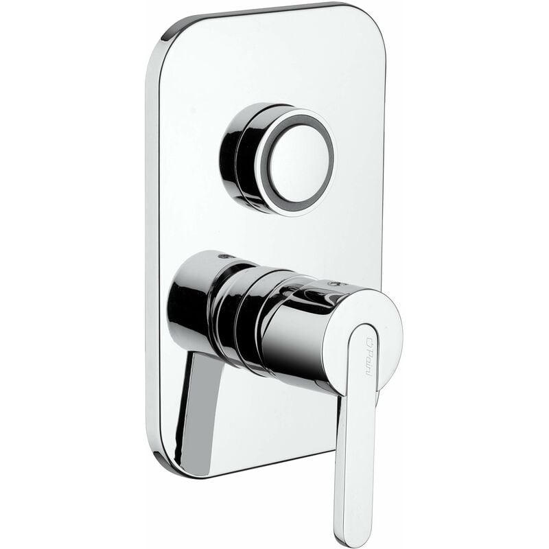 foto del prodotto paini - gaia 691 rubinetto miscelatore bagno monocomando per doccia da incasso con deviatore, finiture cromate e brillanti, design accattivante,