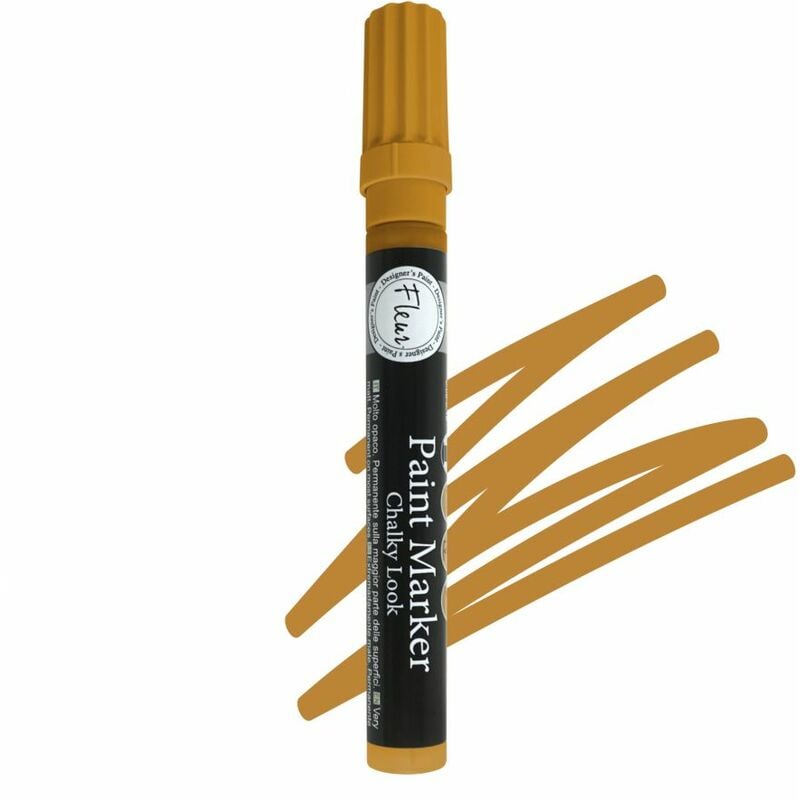 foto del prodotto paint marker punta media 2 4 mm f42 yellow ochre pennarello fleur