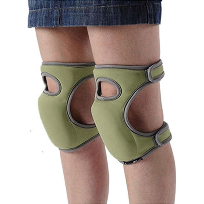 foto del prodotto paio di ginocchiere da giardinaggio regolabili ultra morbide per giardinaggio e lavori domestici - sollbry