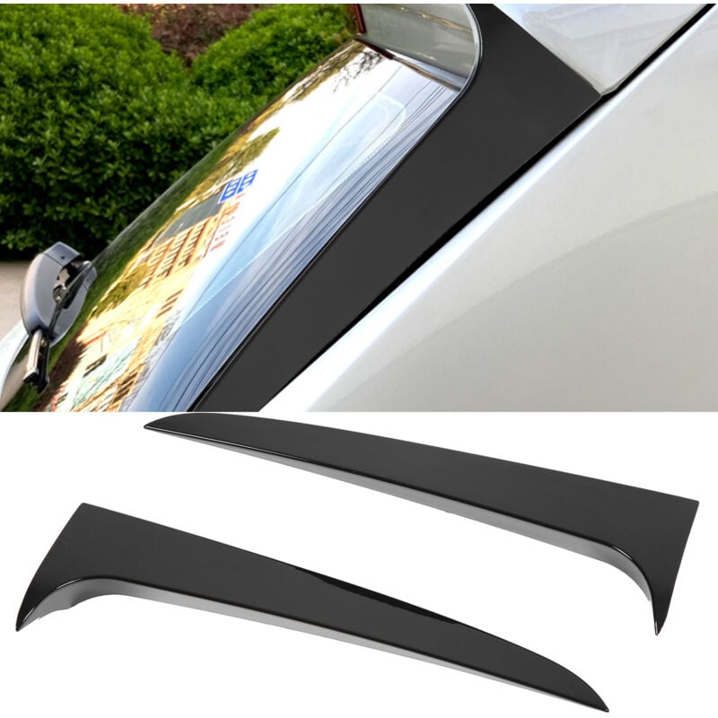 foto del prodotto paire de becquets lat raux de lunette arrière gauche droite noir brillant de remplacement pour x3 f25 2011-2017