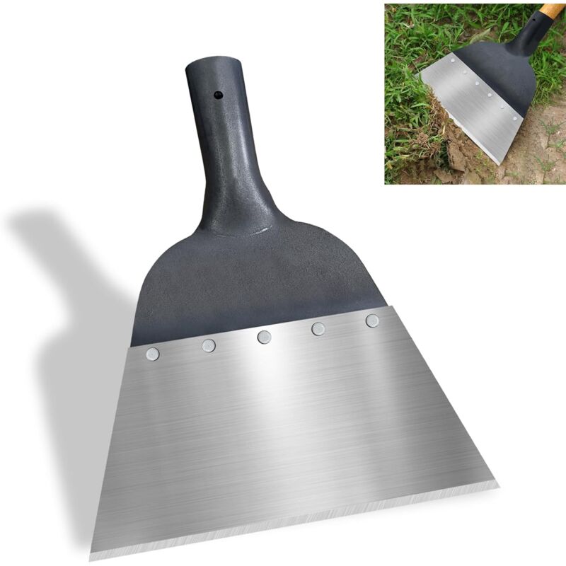 foto del prodotto pala da giardino in acciaio 21 cm multiuso adatta per agricoltura e giardini, erbacce, neve, disgelo, esterni, casa, fattoria sollbry