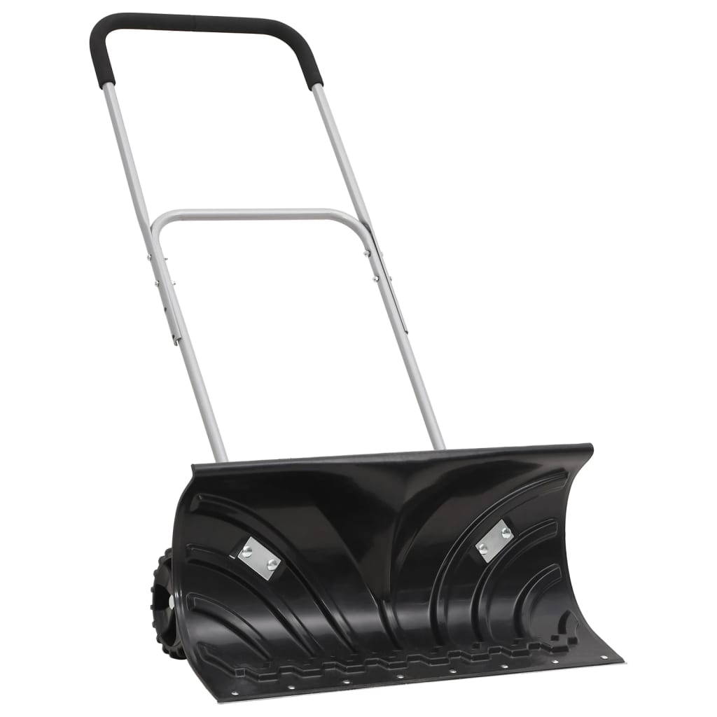 foto del prodotto pala da neve con manico allungabile nero 66cm lama acciaiocod mxl 122422