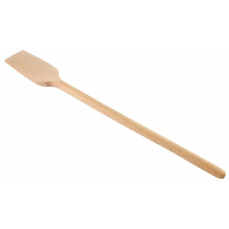 foto del prodotto pala in legno massello di faggio mestolo con manico lungo 100 cm