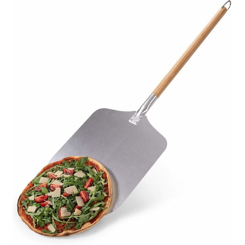 foto del prodotto pala per pizza da 12 pollici spatola da cucina professionale autentica pala per pizza di alta qualit pala per pizza in alluminio e legno