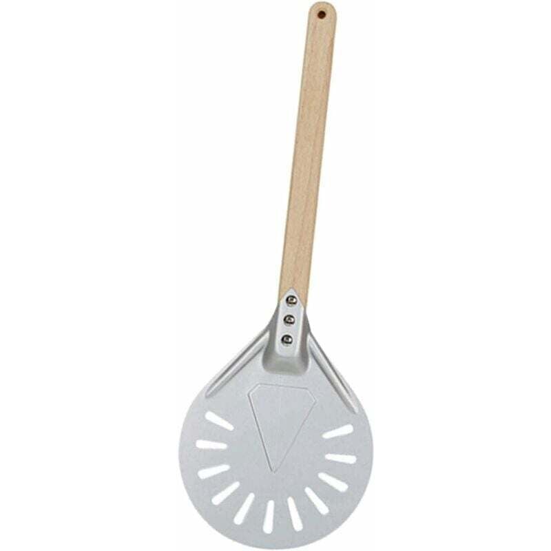 foto del prodotto pala per pizza girevole rotazionale professionale, manico lungo, 7 8 9 pollici, pala per pizza perforata, pala per pizza, pala per pizza in