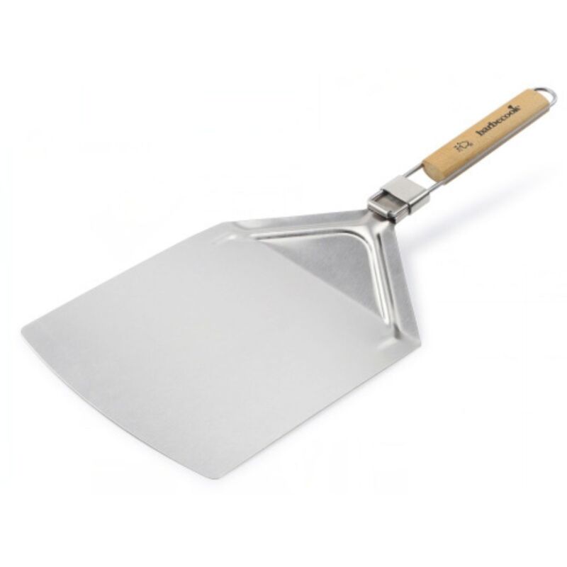 foto del prodotto pala per pizza in acciaio inox e legno