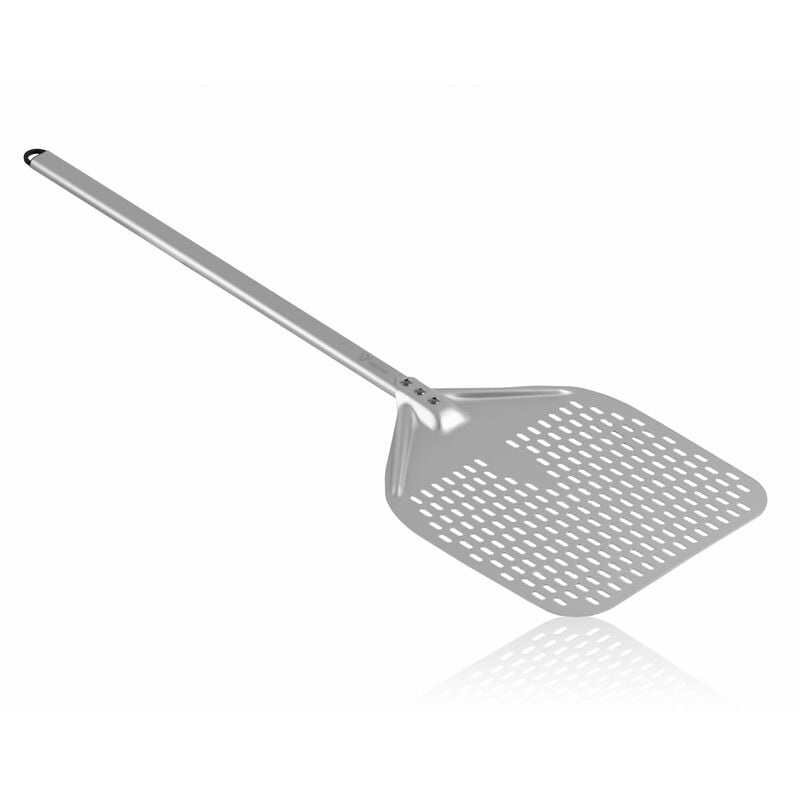 foto del prodotto pala per pizza in alluminio 30 x 26 cm sollevatore di pizza, curvatore di pizza, giratore di pizza bbq toro