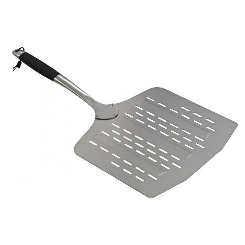 foto del prodotto pala per pizza perforata, 40 x 35 cm, in acciaio inox cozze by ezooza