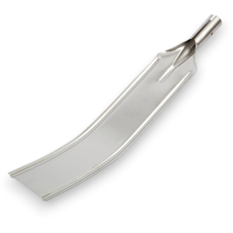 foto del prodotto pala rimuovi brace in acciaio per forni 35x8 cm