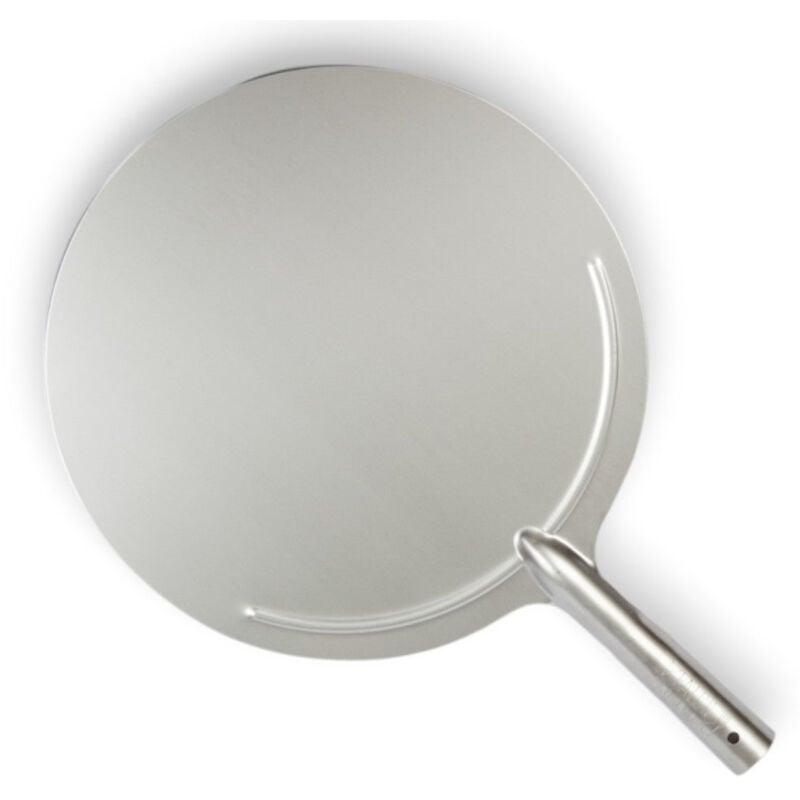 foto del prodotto pala rotonda per forno pizza in acciaio 36 cm