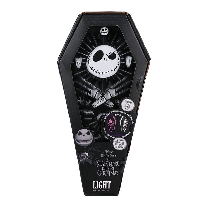 foto del prodotto paladone nightmare before christmas luce de bara con licenza ufficiale de disney, decorazione spettrale de halloween, accento de umorismo con due
