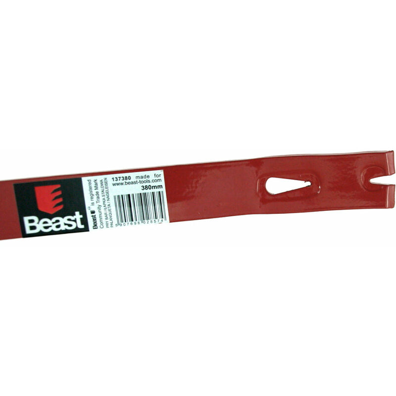 foto del prodotto palanchino levachiodi piatto in acciaio adatto a lavori di edilizia beast 380 x 33 mm