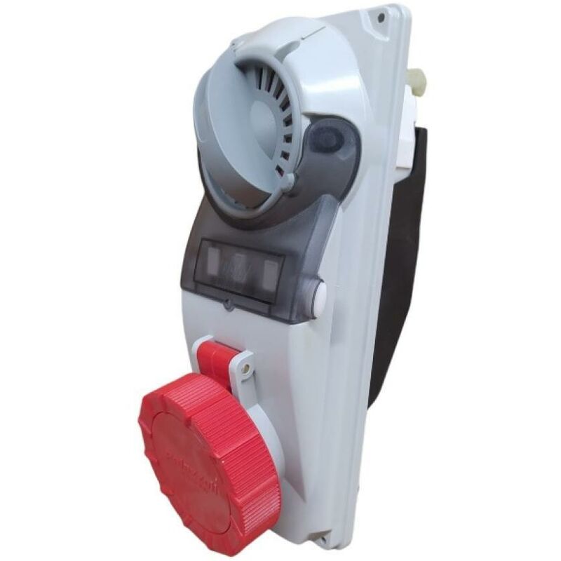 foto del prodotto palazzoli presa fissa interbloccata prblcf 3p t 16a 380v 6h ip66 ip67 490136