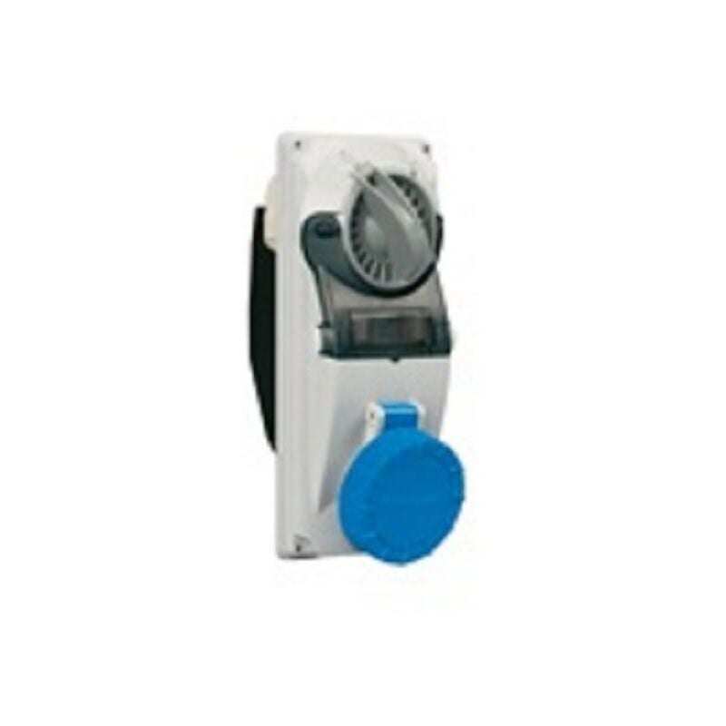 foto del prodotto palazzoli presa industriale interbloccata cee 2p t 16a 230v ip67 fusibile