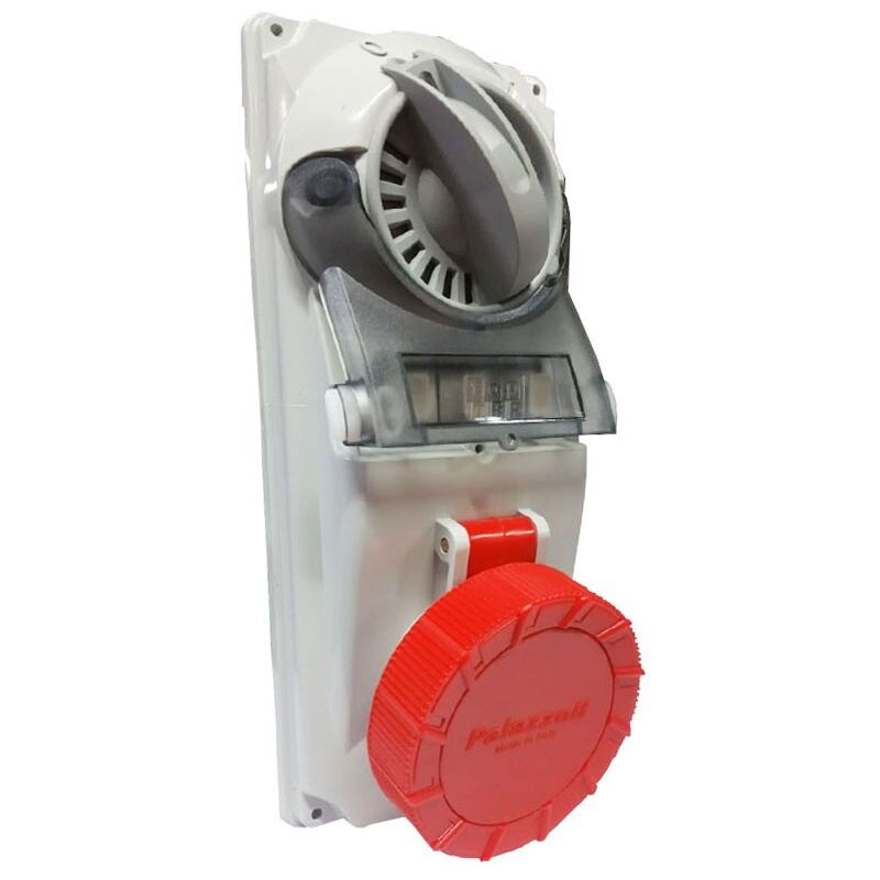 foto del prodotto palazzoli presa industriale interbloccata cee 3p n t 16a 400v ip67 fusibile