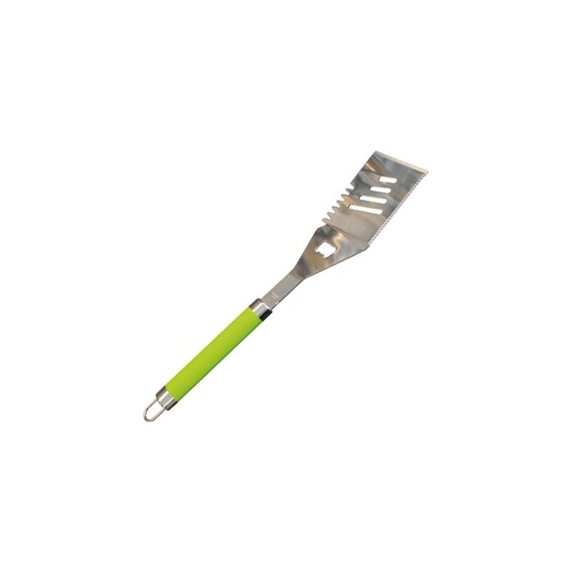foto del prodotto paletta pala per barbecue 43 cm in acciaio con manico gommato papillon