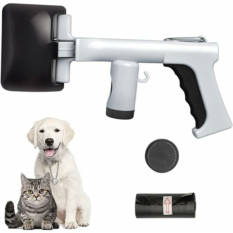 foto del prodotto paletta per escrementi di cani, paletta per escrementi di cani con sacchetto per escrementi di gatti, paletta per escrementi portatile per cani e