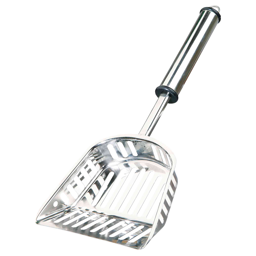 foto del prodotto paletta per lettiera trixie, in acciaio inox 1 pz