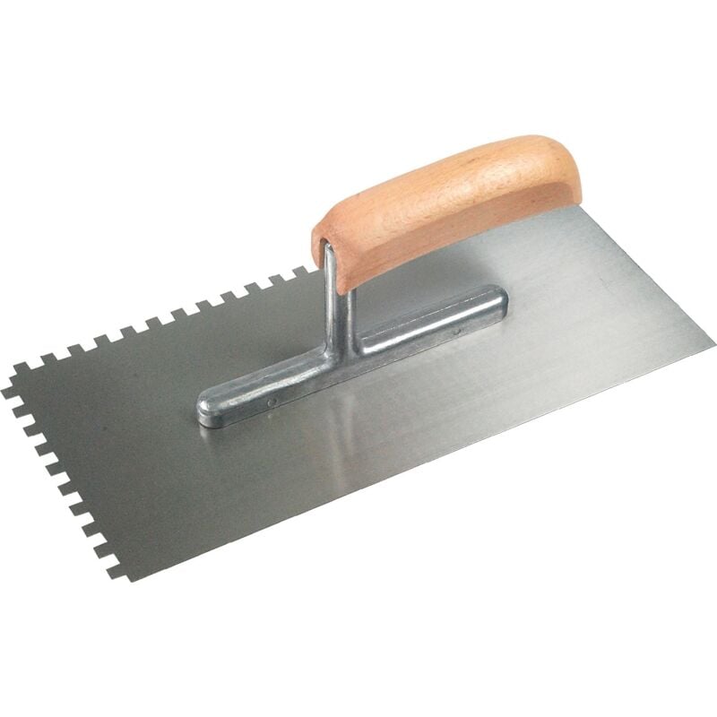 foto del prodotto paletta per stucco l.280mm p.130mm denti 6x6mm