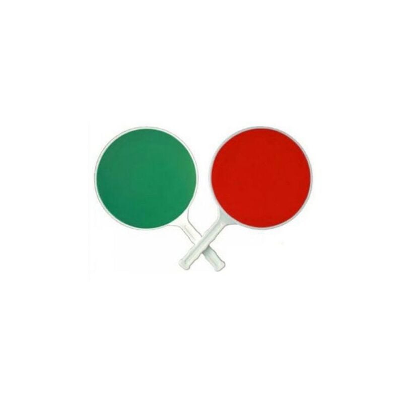 foto del prodotto paletta segnaletica stradale per movieri rosso verde diametro cm.30,5 29443 