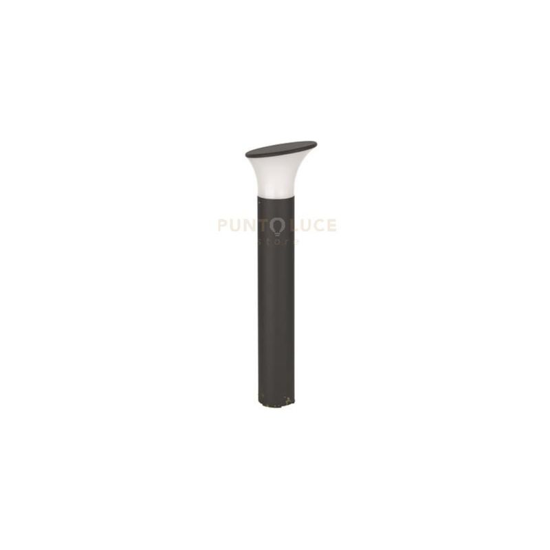 foto del prodotto paletto ares h.52cm nero 1 luce attcco e27 d.17,5cm