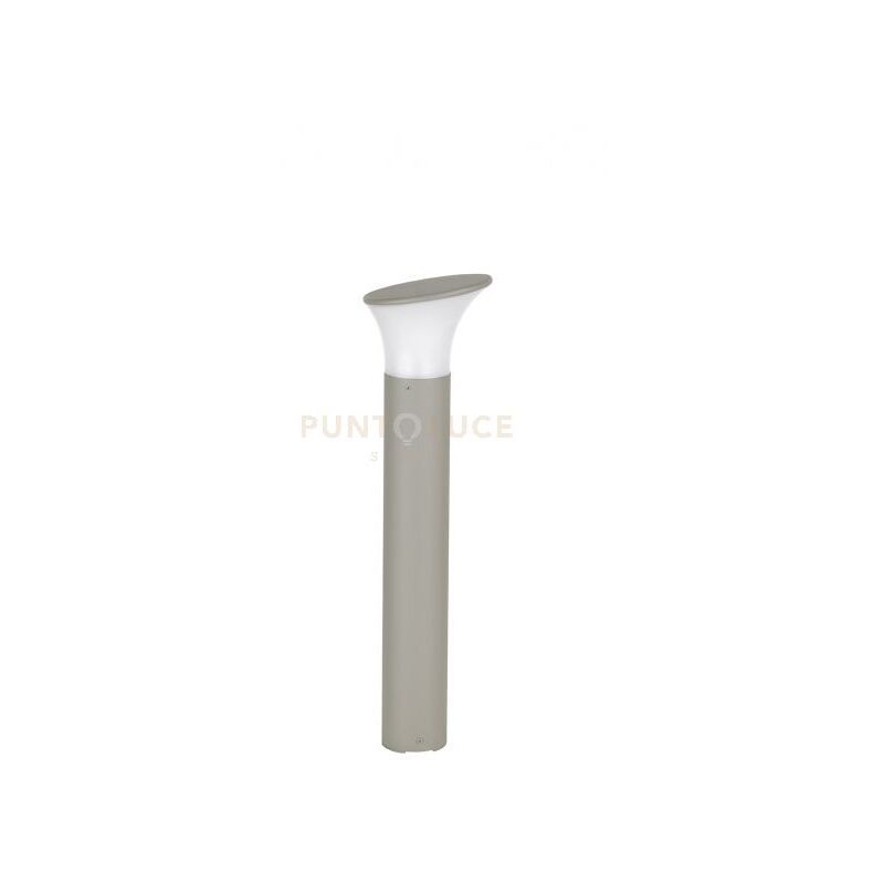foto del prodotto paletto ares h.52cm silver 1 luce attcco e27 d.17,5cm