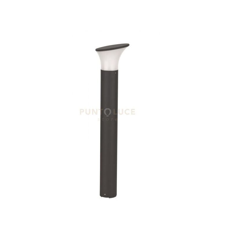 foto del prodotto paletto ares h.80cm nero 1 luce attcco e27 d.17,5cm