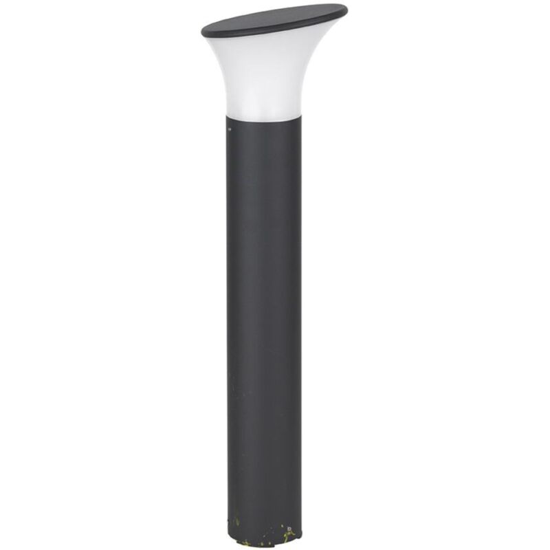 foto del prodotto paletto ares in alluminio verniciato nero h50 cm