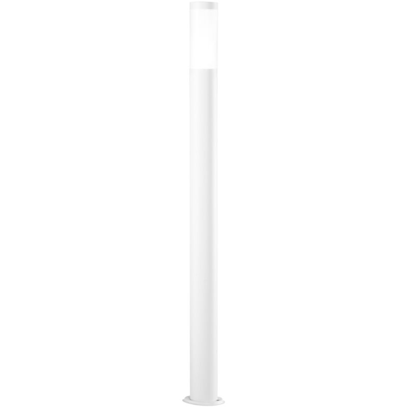 foto del prodotto paletto da esterno tokyo in acciaio bianco 110 cm. ip44 