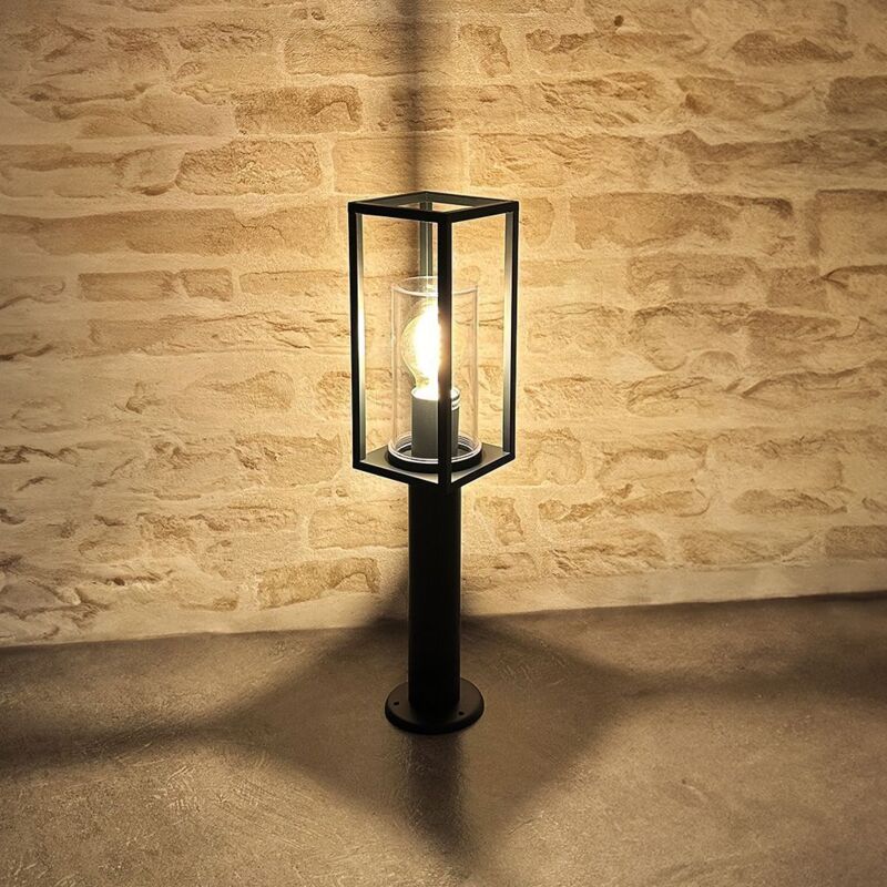 foto del prodotto paletto da giardino grigio antracite cometa e27 ip54 50cm