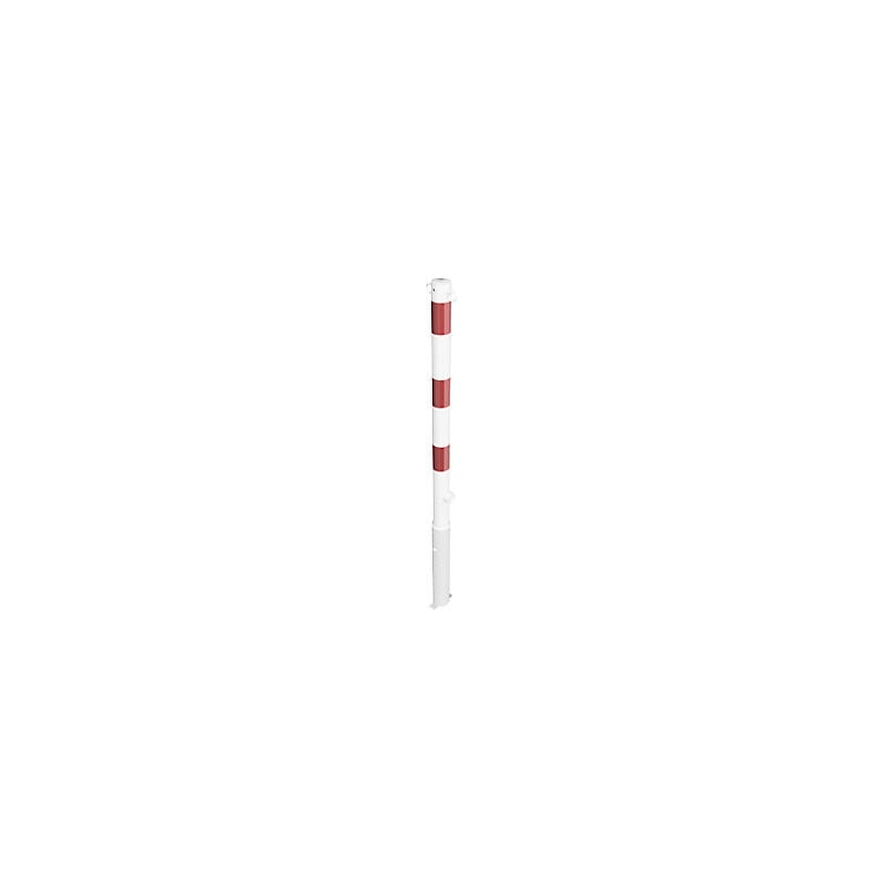 foto del prodotto paletto di sbarramento 60 mm bianco rosso schake
