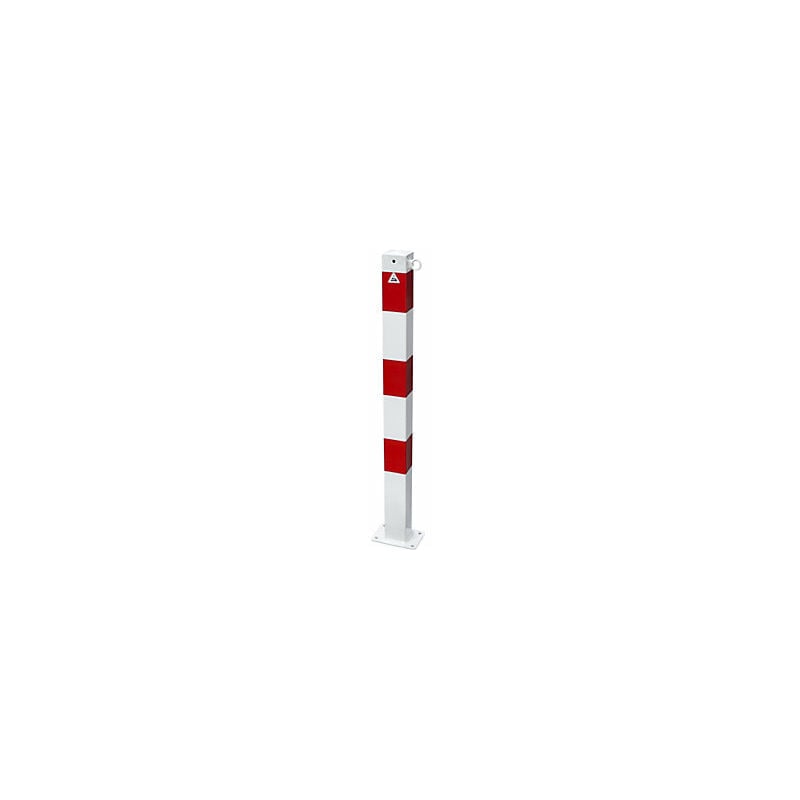 foto del prodotto paletto di sbarramento 70 x 70 mm bianco rosso schake