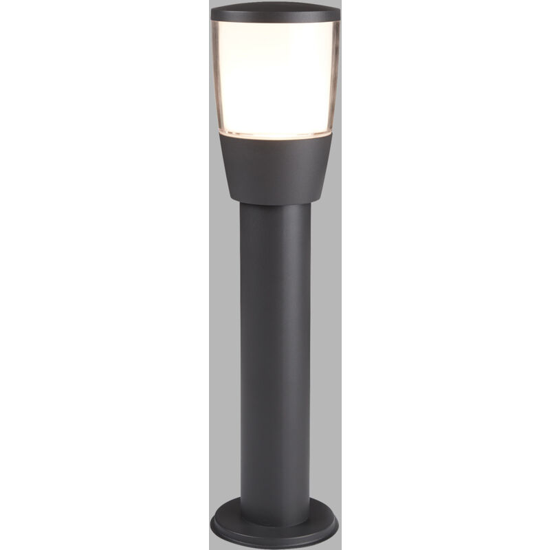foto del prodotto paletto esterno tucson alluminio grigio e plastiche 1 luce e27 h45cm
