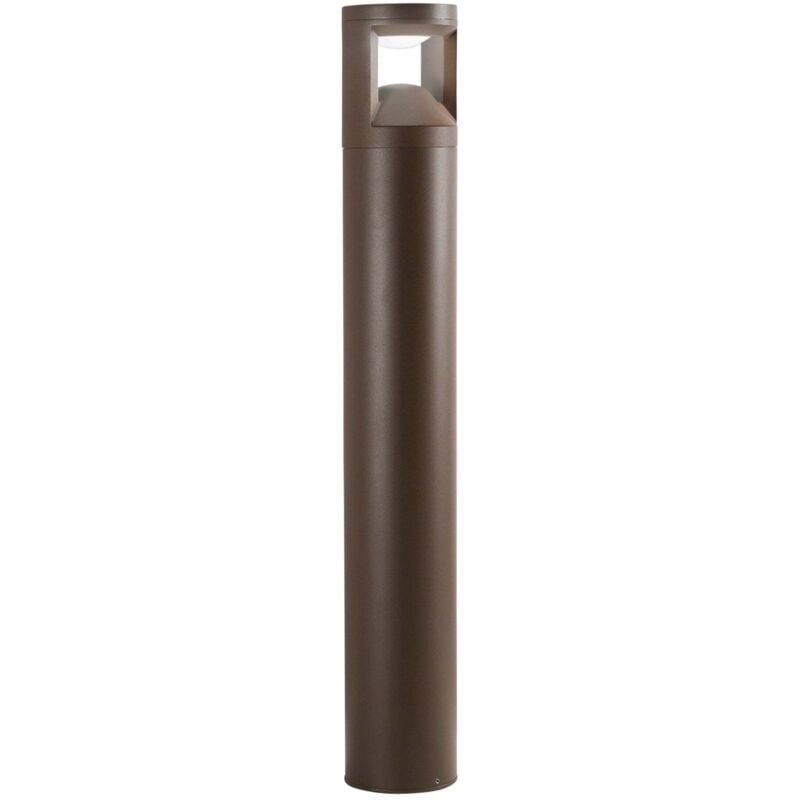 foto del prodotto paletto led wami in alluminio bronzo 12w a luce calda e naturale 80 cm. 