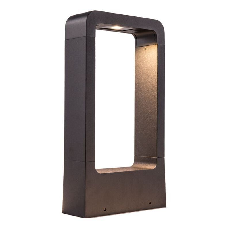 foto del prodotto paletto luminoso per esterni, moderno e semplice, lampada da prato a led da 7 w per esterni, ip65, impermeabile, per giardini, porte d'ingresso,