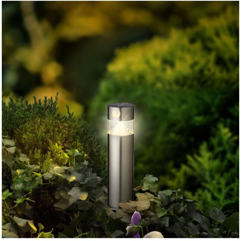 foto del prodotto paletto solare inox 30cm