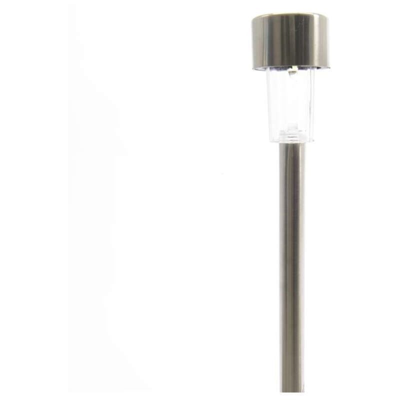 foto del prodotto paletto solare led 24 cm luce calda