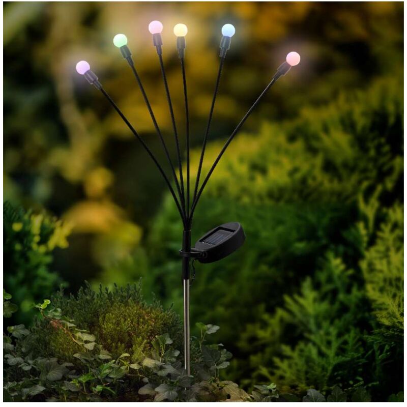 foto del prodotto paletto solare led multicolor