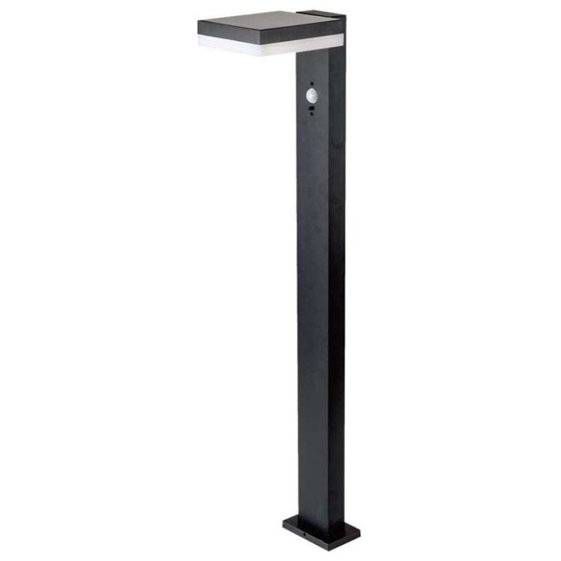 foto del prodotto paletto solare led v tac 5.5w 3000k nero vt 1167 23398