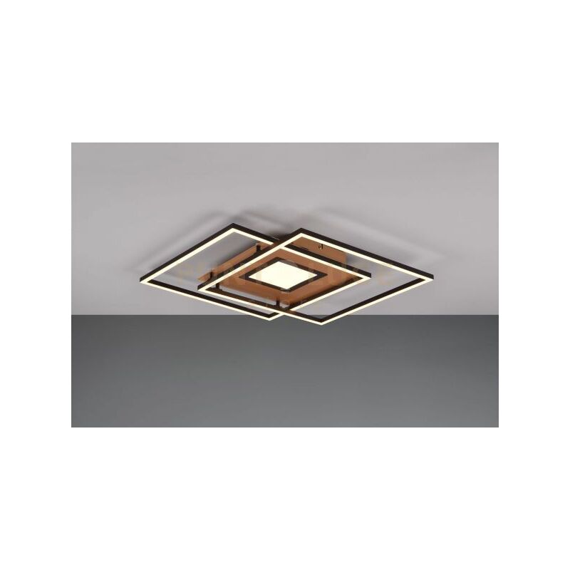 immagine 0 del prodotto palfoniera via led 2 quadrati metallo nero 620710380
